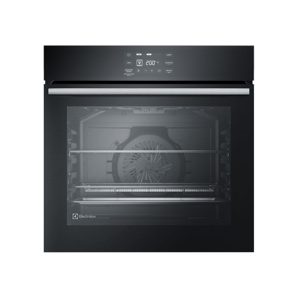 Horno de Empotrar Electrico Electrolux Conveccion y Funcion Freidora de Aire 80L Negro OE8EA